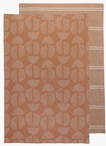 Theedoeken Splice Ginger, 2-delig