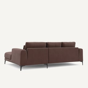 Linkse hoekbank in linnenfluweel, Marsile