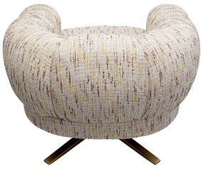 Kare Design Janno Lage Design Fauteuil Draaibaar Beige