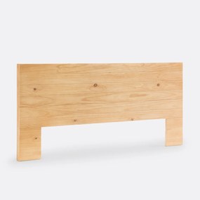 Hoofdbord in geborsteld massief dennenhout, Jalun