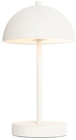 Buiten tafellamp wit oplaadbaar incl. LED 3-staps dimbaar - Keira