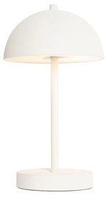 LED Buiten tafellamp mushroom wit oplaadbaar 3-staps dimbaar - Keira Modern IP44 Buitenverlichting rond Lamp