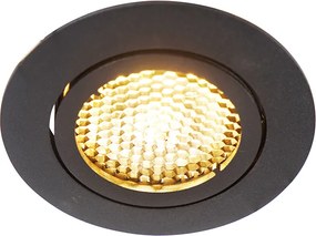 Smart inbouwspot zwart incl. WiFi GU10 verstelbaar - Ude Honey