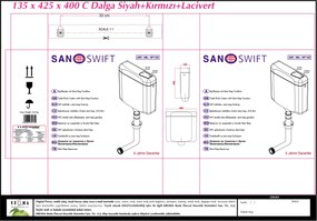 Badstuber Sanoswift stortbak hangend reservoir start stop
