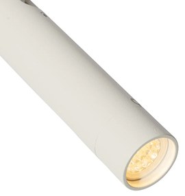 Modern railsysteem met 6 Spot / Opbouwspot / Plafondspots wit 1-fase - Slimline Uzzy G9 Scandinavisch Binnenverlichting Lamp