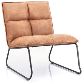 Eleonora Ruby Fauteuil Cognac Kunstleer