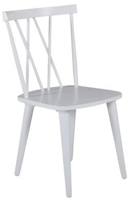 Jörn Eetkamerstoel - Fredrik - Wit - Rubberhout - Jörn