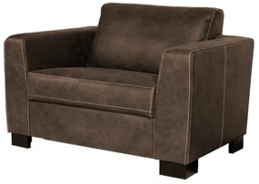 Fauteuil - Polka - leer Colorado bruin 04