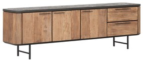 DTP Home Soho Teak Tv-meubel Met Mortex 190 Cm - 190x40x60cm.