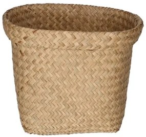Mand met rand, zeegras, naturel, 25 x 20 cm