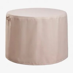Beschermhoes Voor Ronde Tuintafel Otley Tapioca Beige & Ø130 Cm - Sklum