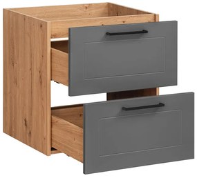 Comad Madera Grey 820 FSC onderkast 60cm eiken/grijs