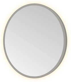 Hotbath &More Round spiegel 40cm geborsteld gunmetal PVD