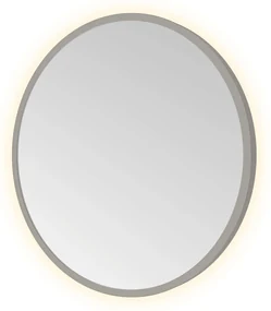 Hotbath &More Round spiegel 40cm geborsteld gunmetal PVD