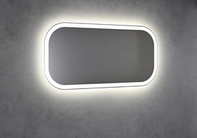 Sapho Manor spiegel met afgeronde hoeken en led verlichting 50x100cm