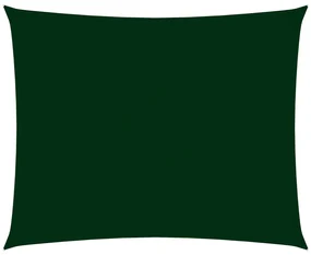 vidaXL Zonnescherm rechthoekig 3,5x4,5 m oxford stof donkergroen
