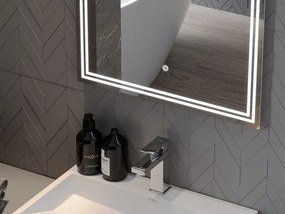 Mexen Taco verlichte badkamer spiegel 50 x 70 cm, LED 6000K, anti-condens - 9805-050-070-611-00