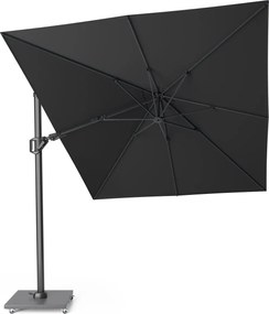 Platinum premium zweefparasol'Challenger T2'- Faded Black - 350x260cm