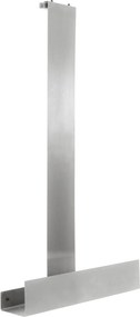 Półka łazienkowa TORI Nickel brushed INOX