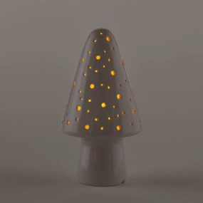 Lichtgevende paddenstoel in porselein, Caspar