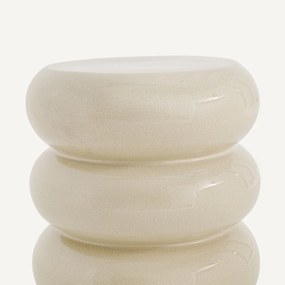 Bijzettafel van gebarsten keramiek, Belly