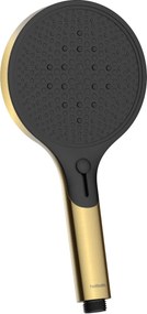 Hotbath Cobber M320 handdouche 13cm geborsteld messing PVD