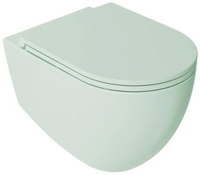 Sapho Infinity toiletpot randloos met softclose zitting mintgroen