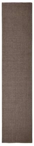 vidaXL Vloerkleed 66x300 cm natuurlijk sisal bruin