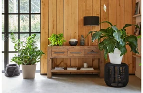 Goossens Sidetable Roots, 140 x 35 cm