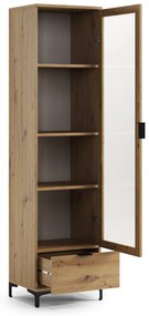 Kast LANA 07 Eiken Artisan - 1-DEURS KAST MET LA