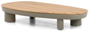 Hoek loungeset 6 personen Aluminium/Rope /Teak Taupe  Santika Furniture Santika