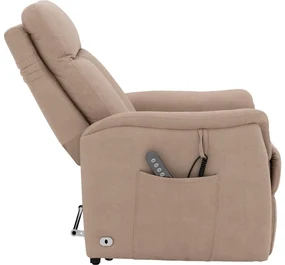 Goossens Relaxstoel Troyes, Relaxfauteuil - lift up systeem+2 motors (140 kg)