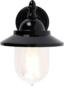 Klassieke buiten wandlamp zwart IP44 - Oxford