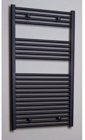 Sanicare recht designradiator 111.8x60cm zwart mat HRA601118A