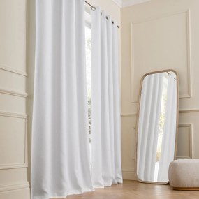 Verduisteringsgordijn van gewassen linnen, oogjes, Private