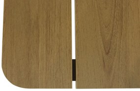 Dining Tuintafel rechthoekig 160 x 91,5 cm Aluminium Taupe Santika Mind
