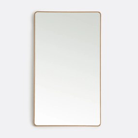 Rechthoekige spiegel in eikenfineer 100x170 cm Iodus