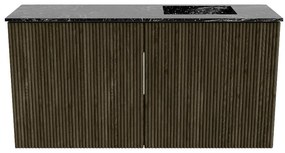 Mondiaz Joya DLux 80cm toiletmeubel shadow met wastafel faye rechts 1 kraangat lava