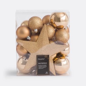Doos van 33 Kerstballen Caspar
