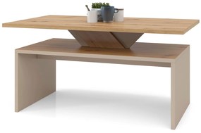 SISI eiken artisan / beige, salontafel
