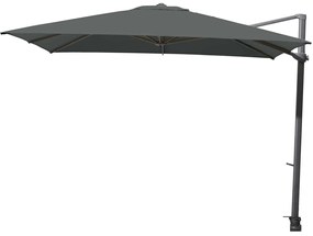 4 Seasons Outdoor Siesta parasol 300 x 300 cm charcoal antraciet frame met voet * Sale *  Parasol    antraciet weerbestendig