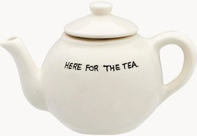 Handbeschilderde theepot Here For The Tea