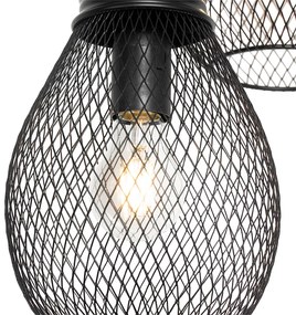 Design hanglamp zwart 3-lichts - Raga