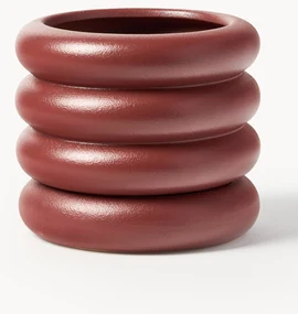 Kleine plantenpot Rudi van keramiek, H 16 cm 8