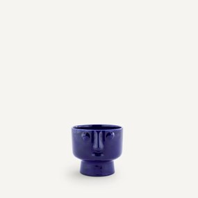 Geglazuurde keramische bloempot, H24cm, Lesego