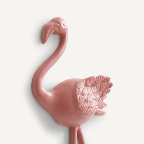 Kapstok, Muurhaak rose flamingo, Malou