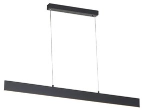 Eettafel / Eetkamer Hanglamp met dimmer antraciet incl. LED met afstandsbediening - Casper Modern Binnenverlichting Lamp