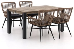 Intenso Asti/ROUGH-S 160cm dining tuinset 5-delig