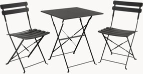 Inklapbare metalen tuinbistroset Ponte, 3-delig