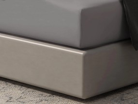 Hoeslaken Home - 100% natuurlijk katoen - 90x200 - grijs